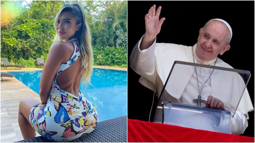 “ The Pope’s thumb gave me more confidence, ” said the Instagram star, as the Vatican account liked another sexy photo of another model – RT World News