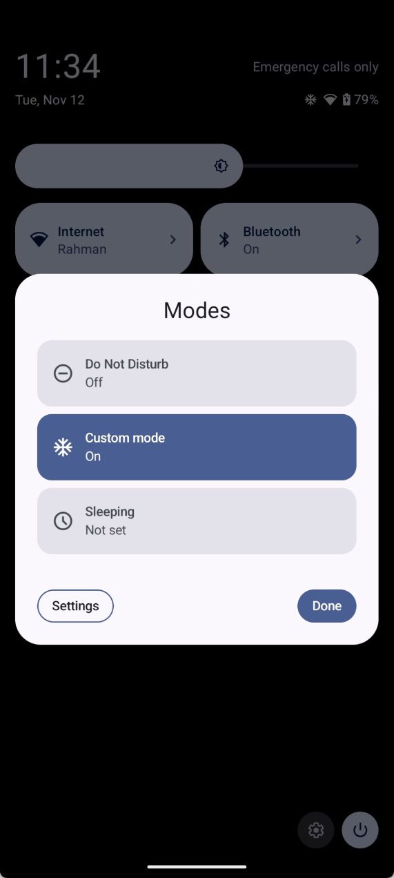 Android 15 QPR2 Beta 1 Tile 2