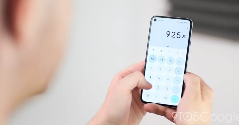 Aggiornamento di aggiornamento di Google Calculator 8.7 tramite Play Store